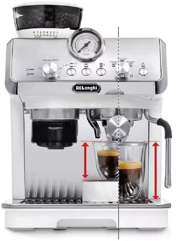 DeLonghi EC9155.W La Specialista Arte Siebträgermaschine  Milchaufschäumsystem