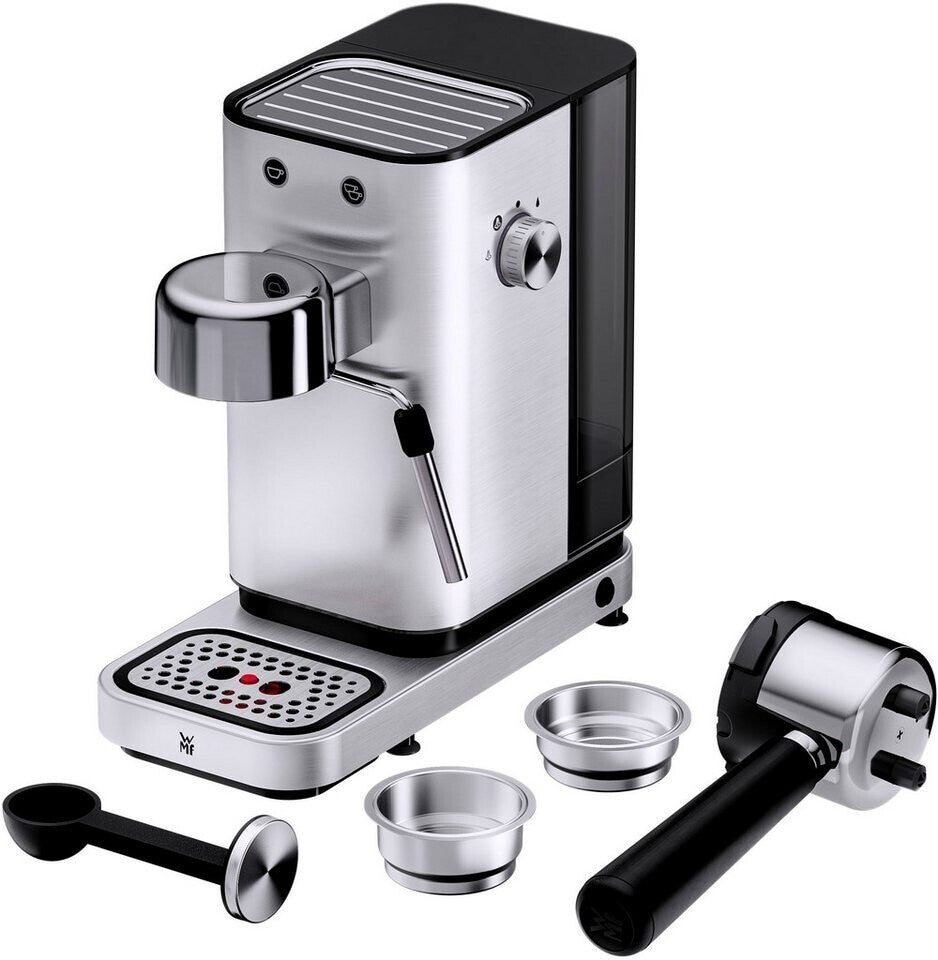 WMF Lono Siebträger 15Bar Espressomaschine 1350W 0413210011 Milchaufschäumdüse