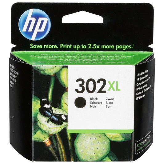 HP 302 XL Tintenpatrone - Schwarz (F6U68AE)