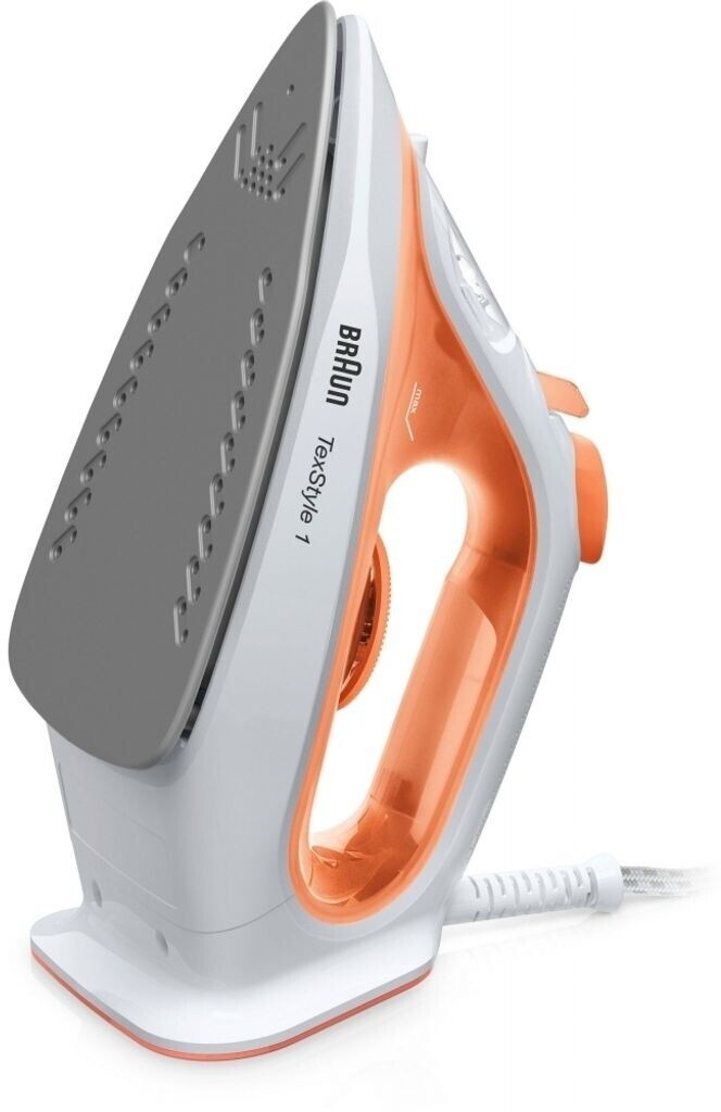 Braun TexStyle 1 SI1009OR Dampfbügeleisen 1900W 220ml Orange Weiß Keramik Neu