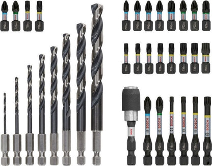 Bosch PRO Impact Metal Set 35-tlg. HSS-G Metallbohrer Bits Koffer 2608521U81