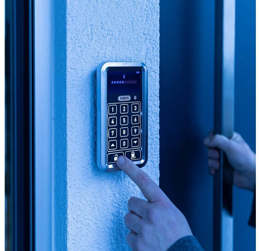 ABUS CFT3100 W HomeTec Pro Türschloss Tastatur Bluetooth AES 128 Keycard