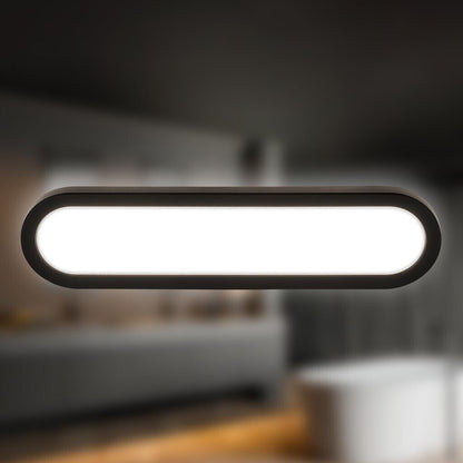Briloner PIL LED Spiegelleuchte 35cm 10W 1200lm 4000K IP44 Schwarz Backlight