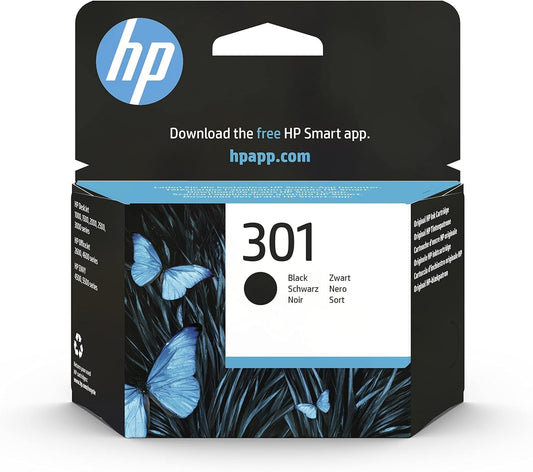 HP 301 CH561EE Original Druckerpatrone Schwarz 170 Seiten für DeskJet ENVY