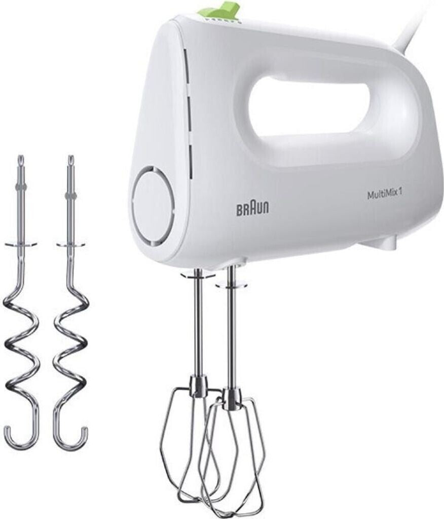 Braun MultiMix 1 HM1110WH Handrührgerät 450W 4 Stufen Turbo Weiß 0X22211060