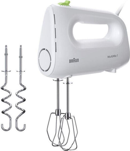 Braun MultiMix 1 HM1110WH Handrührgerät 450W 4 Stufen Turbo Weiß 0X22211060