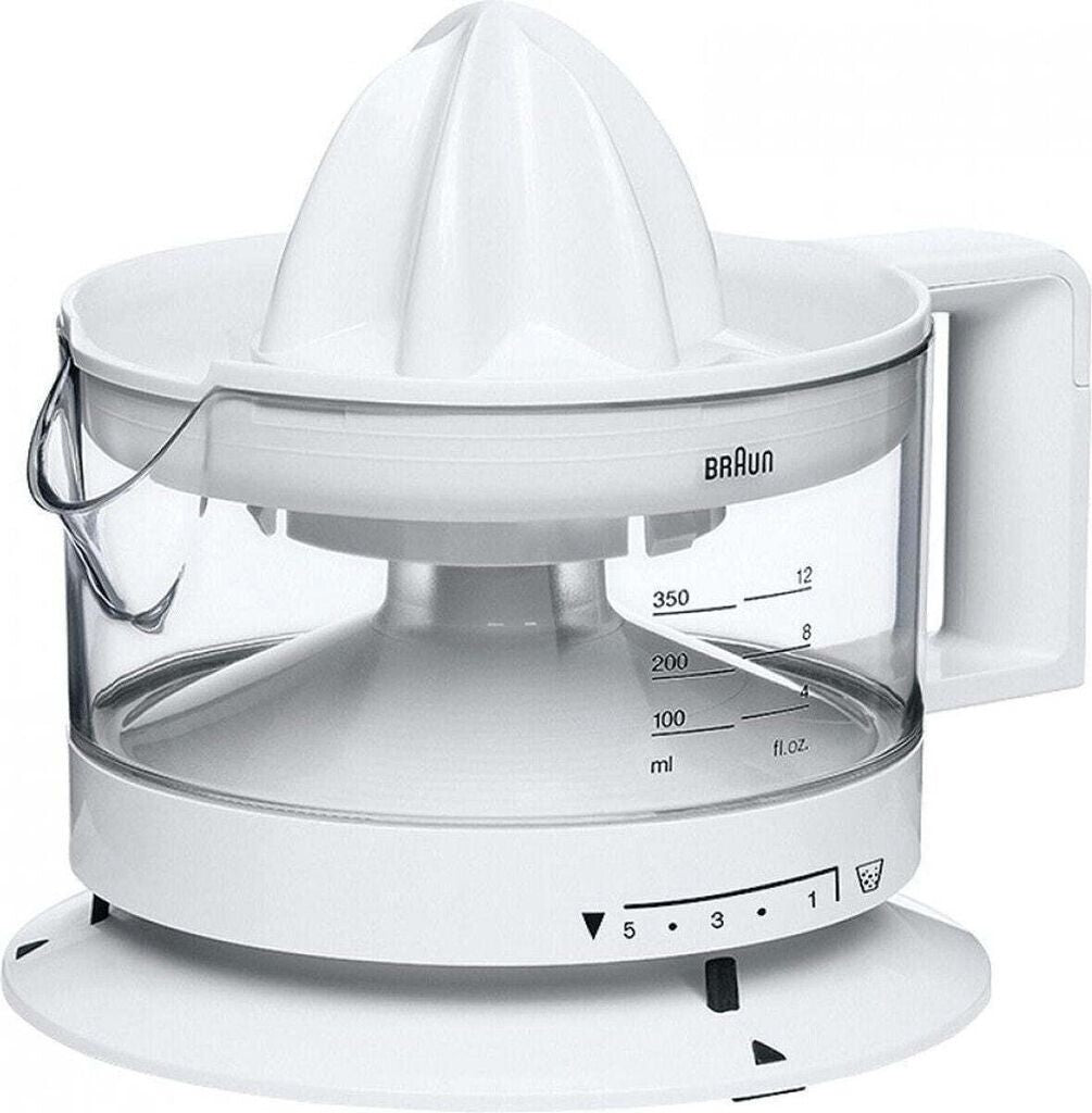 Braun Tribute Collection CJ3000 Zitruspresse 20W 0,35L Weiß Saftpresse Küche
