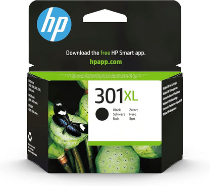 HP 301XL CH563EE Original Tintenpatrone Schwarz 430 Seiten für DeskJet ENVY