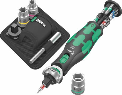 Wera 8009 Zyklop Pocket Set 2 Knarre Bits Nüsse Set 18-teilig 3/8 Zoll