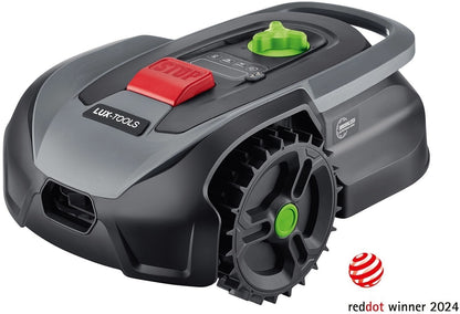 LUX Tools Mähroboter 300 m² 20 V schwarz Rasenroboter Garten