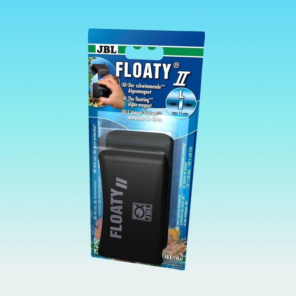 JBL Floaty II Größe L Scheibenmagnet Aquarium Reiniger bis 15mm 6137600