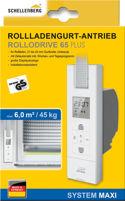 Schellenberg RolloDrive 65 Plus Rolladengurt-Antrieb (22766)(Neu) Original Ver.