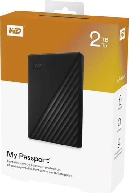 Western Digital My Passport 2TB 2,5″ Externe Festplatte USB 3.0 Schwarz