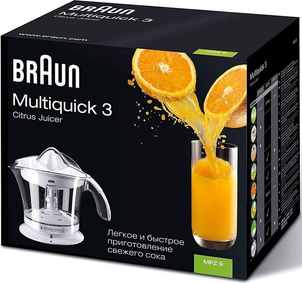 Braun Citromatic Vario MPZ9 MPZ 9 Zitruspresse Entsafter 1000ml Multiquick