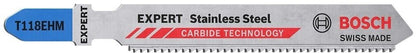Bosch Expert Stichsägeblatt T118EHM Edelstahl Stainless Steel 3 Stück