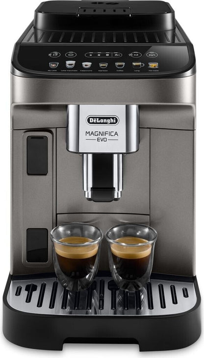 De'Longhi ECAM 290.81.TB Magnifica Evo Milk Kaffeevollautomat - Titanium Schwarz