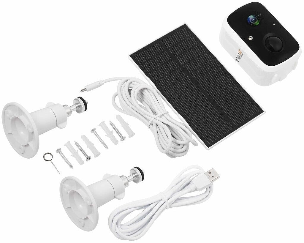 TECHNAXX TX-244 Überwachungskamera, IP, WLAN, außen, mit Solarpanel(Neu) Ovp.