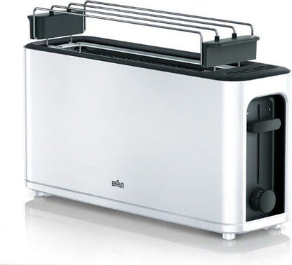 Braun PurEase HT3110WH Langschlitz Toaster 1000W 2 Scheiben Weiß 0X23010011