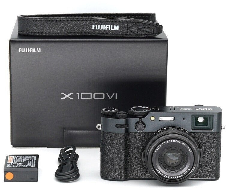 Fujifilm X100VI schwarz Premium Kompaktkamera 40,2MP 23mm F2 6,2K