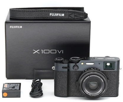 Fujifilm X100VI schwarz Premium Kompaktkamera 40,2MP 23mm F2 6,2K