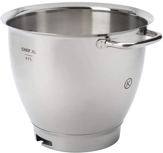 Kenwood KAT811SS Rührschüssel Edelstahl 6,7L Chef XL Titanium Elite Silber Neu