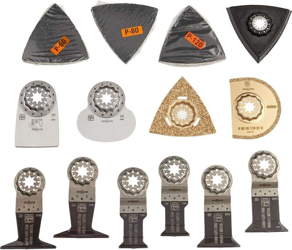 FEIN Best of Starlock RENOVATION 26 tlg Zubehör Set Multimaster 35222967060