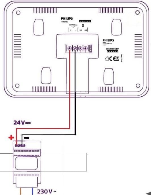 Philips 531010 modulares Netzteil 5V 2A Hutschienen-Netzteil Welcome Eye Power