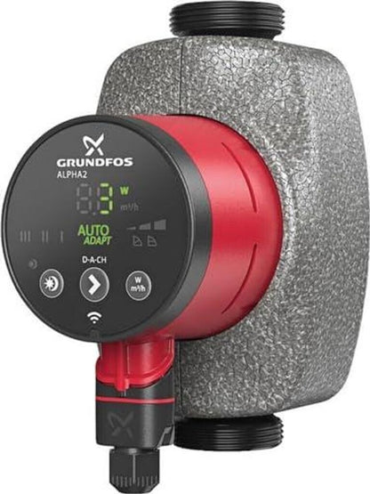 Grundfos ALPHA2 25-60 180mm Hocheffizienz Umwälzpumpe 230V