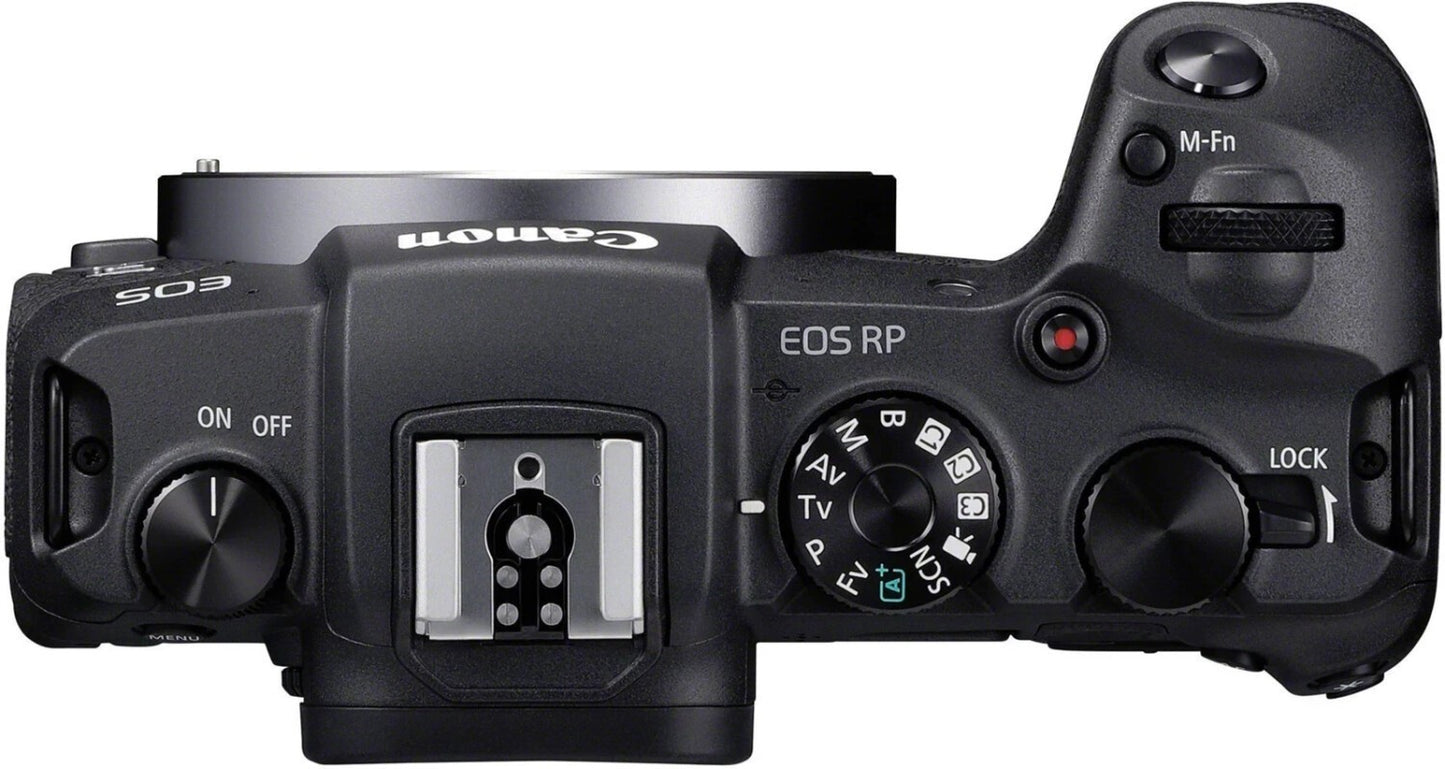 Canon EOS RP 26,2MP Spiegellose Systemkamera mit RF 24-105mm Kit 4K-Video Wifi