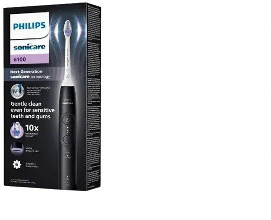 Philips Sonicare 6100 HX7401/01 Schallzahnbürste Weiß Drucksensor
