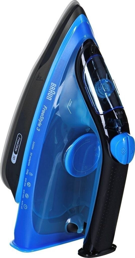 Braun FreeStyle 3 FI3194BK Dampfbügeleisen 2400W 270ml Keramik Blau Schwarz