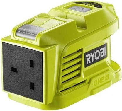 Ryobi ONE+ 18V PowerSource Akku-Wechselrichter 150W 230V USB LED ohne Akku RY18B