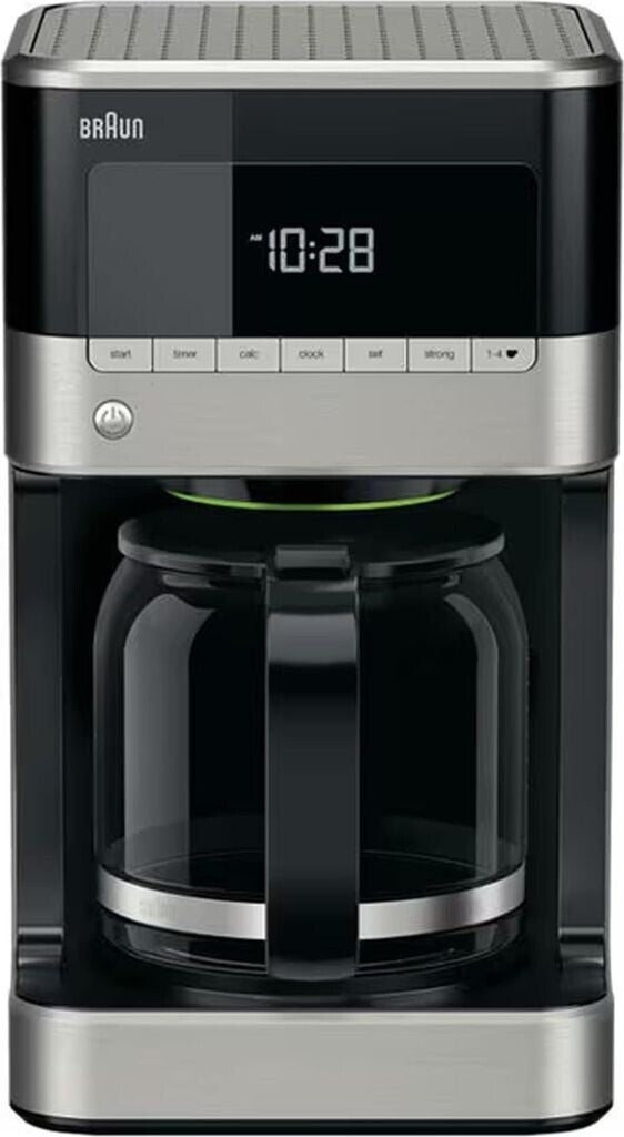Braun PurAroma 7 KF 7120 Filterkaffeemaschine mit Glaskanne schwarz/edelstahl
