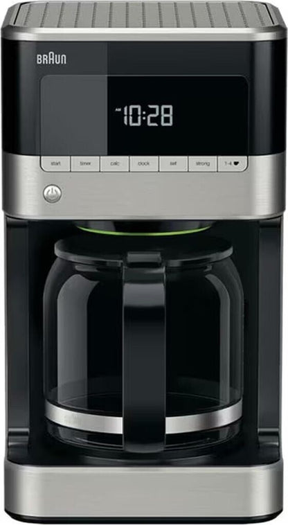 Braun PurAroma 7 KF 7120 Filterkaffeemaschine mit Glaskanne schwarz/edelstahl