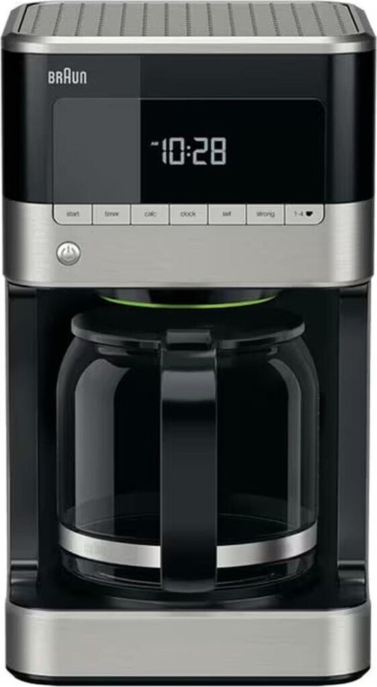 Braun PurAroma 7 KF 7120 Filterkaffeemaschine mit Glaskanne schwarz/edelstahl