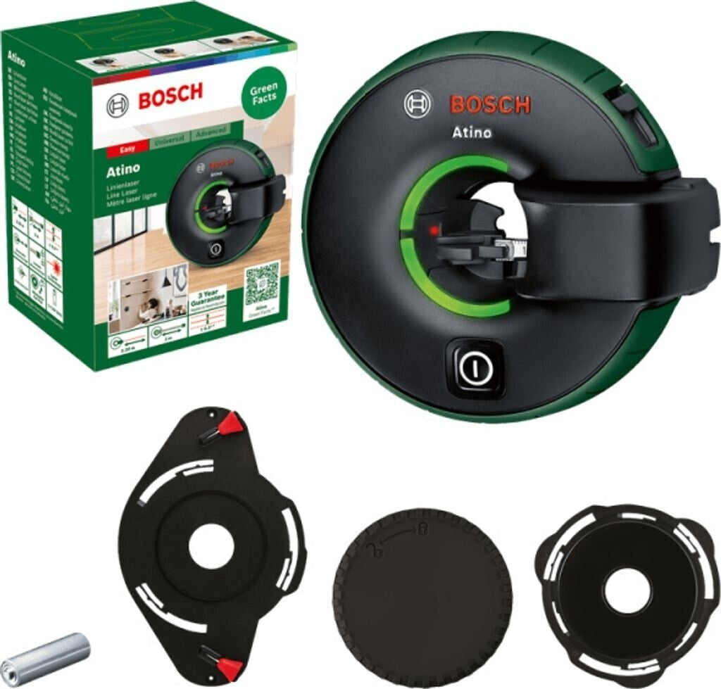 Bosch Atino schwarz Linienlaser 0603663A03 mit Gelpad und Pins