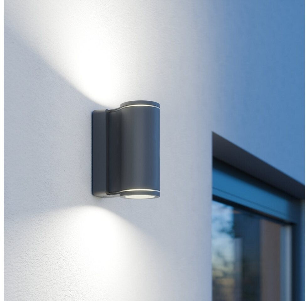 Steinel LED Außenwandleuchte L 940 anthrazit warmweiß ohne Sensor 087753