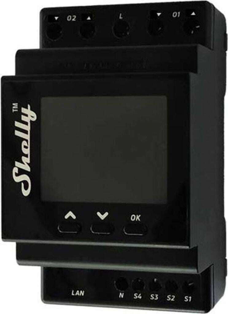 Shelly Pro Dual Cover PM DIN Hutschiene 2x16A LAN WLAN Bluetooth
