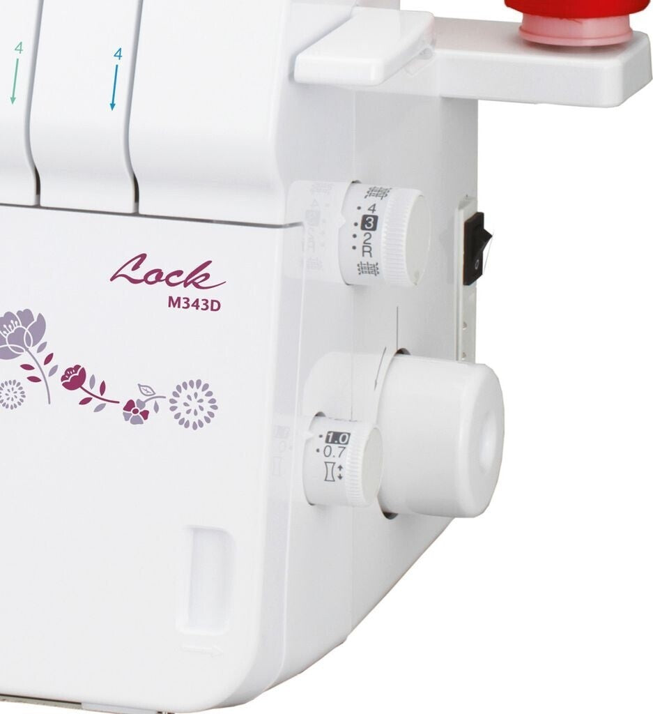 Brother M343D Overlock Nähmaschine 3 4 Faden Differentialtransport