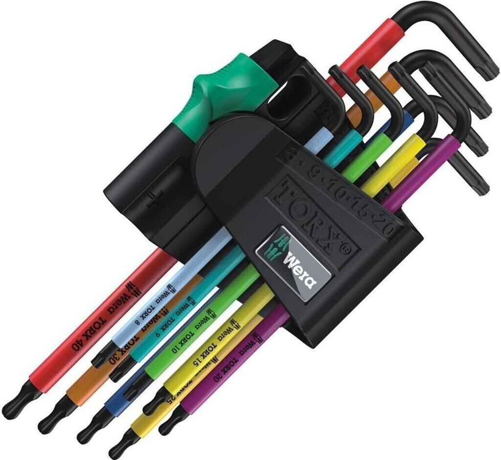 Wera TORX BO Winkelschlüsselsatz Multicolour BlackLaser 967 SPKL/9