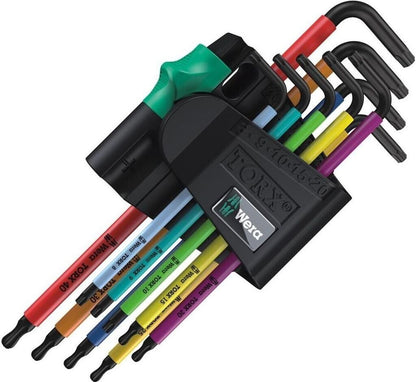 Wera TORX BO Winkelschlüsselsatz Multicolour BlackLaser 967 SPKL/9