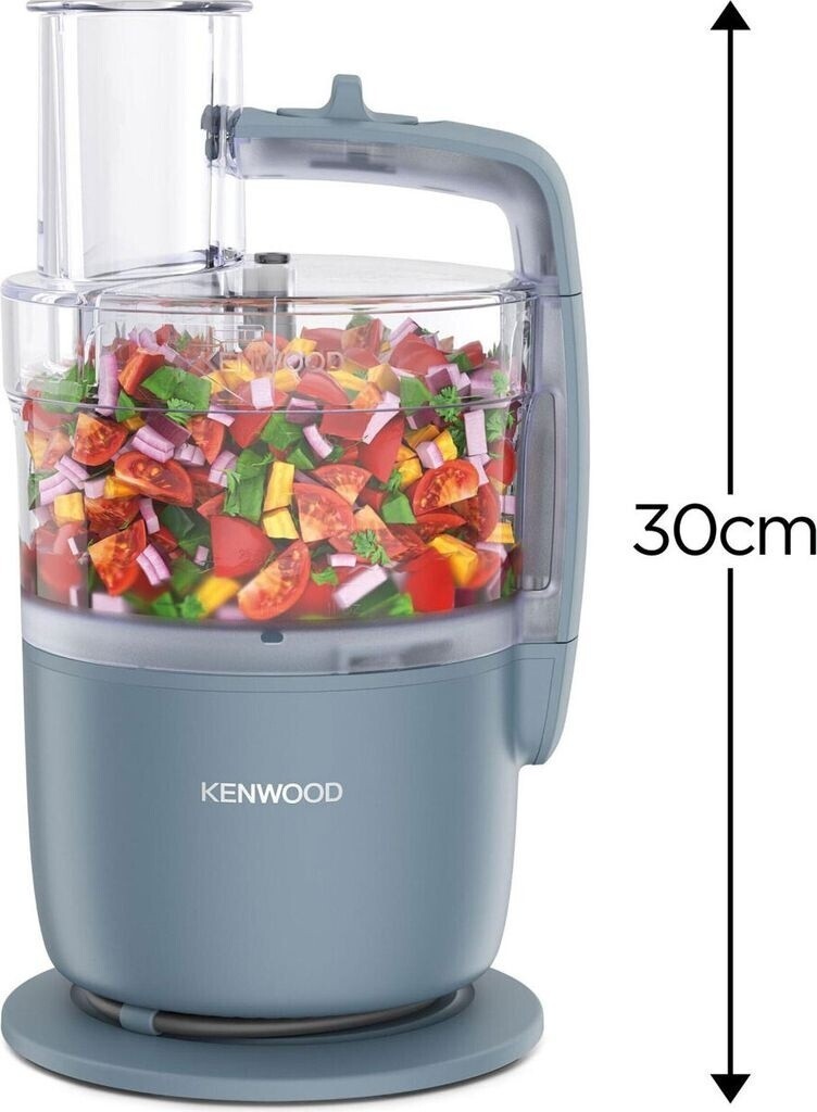 Kenwood MultiPro Go FDP22.130GY Kompakt-Küchenmaschine 650W 1,3L Express Serve