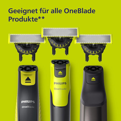 Philips OneBlade 360-Klingen - 2x 360-Ersatzklingen, Trimmen und Rasieren Neu