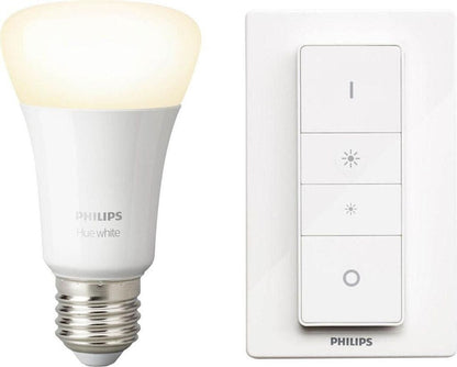 Philips Hue Starter Set White E27 A60 3 Lampen Bridge Dimmschalter
