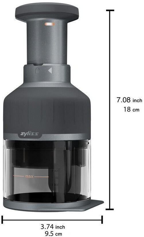 Zyliss Zick Zick 3 Gemüsehacker Schwarz manuell E910073
