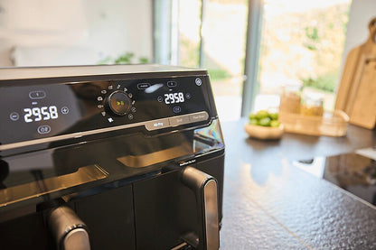 BRAUN TwinCook 5 10L TD 5073 Dual Air Fryer Heißluftfritteuse mit Sichtfenster