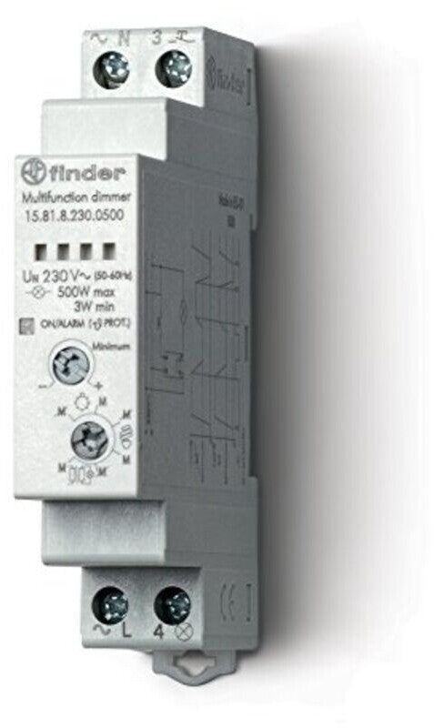Finder Stromstoßschalter Dimmer 230V REG 500W 15.81.8.230.0500