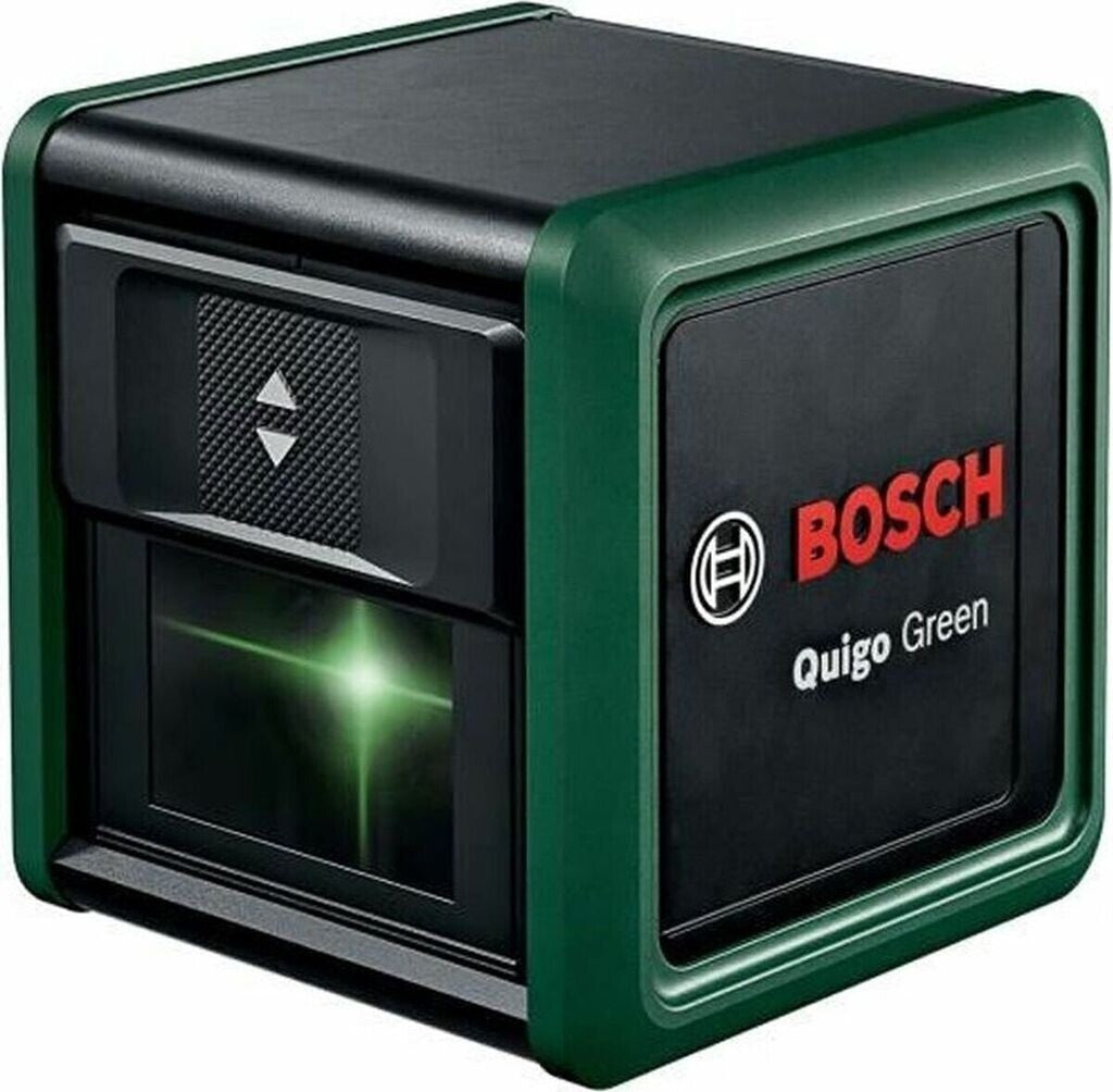 Bosch Quigo Green Kreuzlaser 12 m, ±0,6 mm/m (0603663C02) Universalklemme MM2