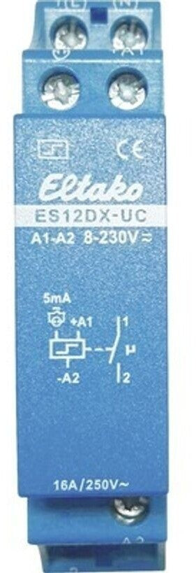 Eltako ES12DX-UC Stromstoßschalter 16A 1 Schließer Universal Steuerspannung