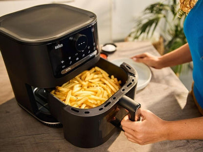 Braun HF 5055I BK MultiFry 5 Heißluftfritteuse 6L 2000W digital schwarz Küche